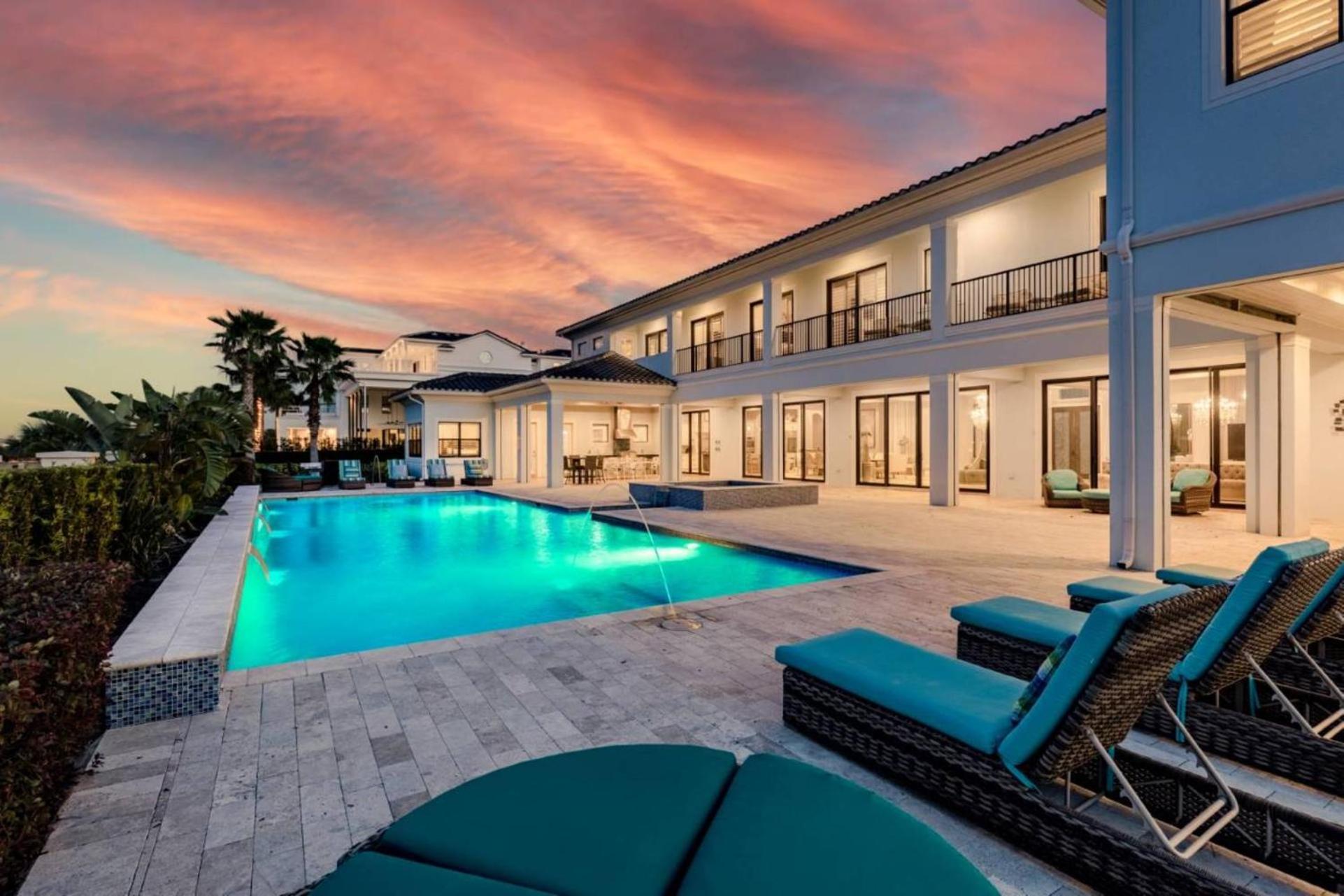 Beautiful 5 Star Mansion With Private Pool On The Prestigious Reunion Resort Orlando Mansion 6280 Kissimmee Luaran gambar