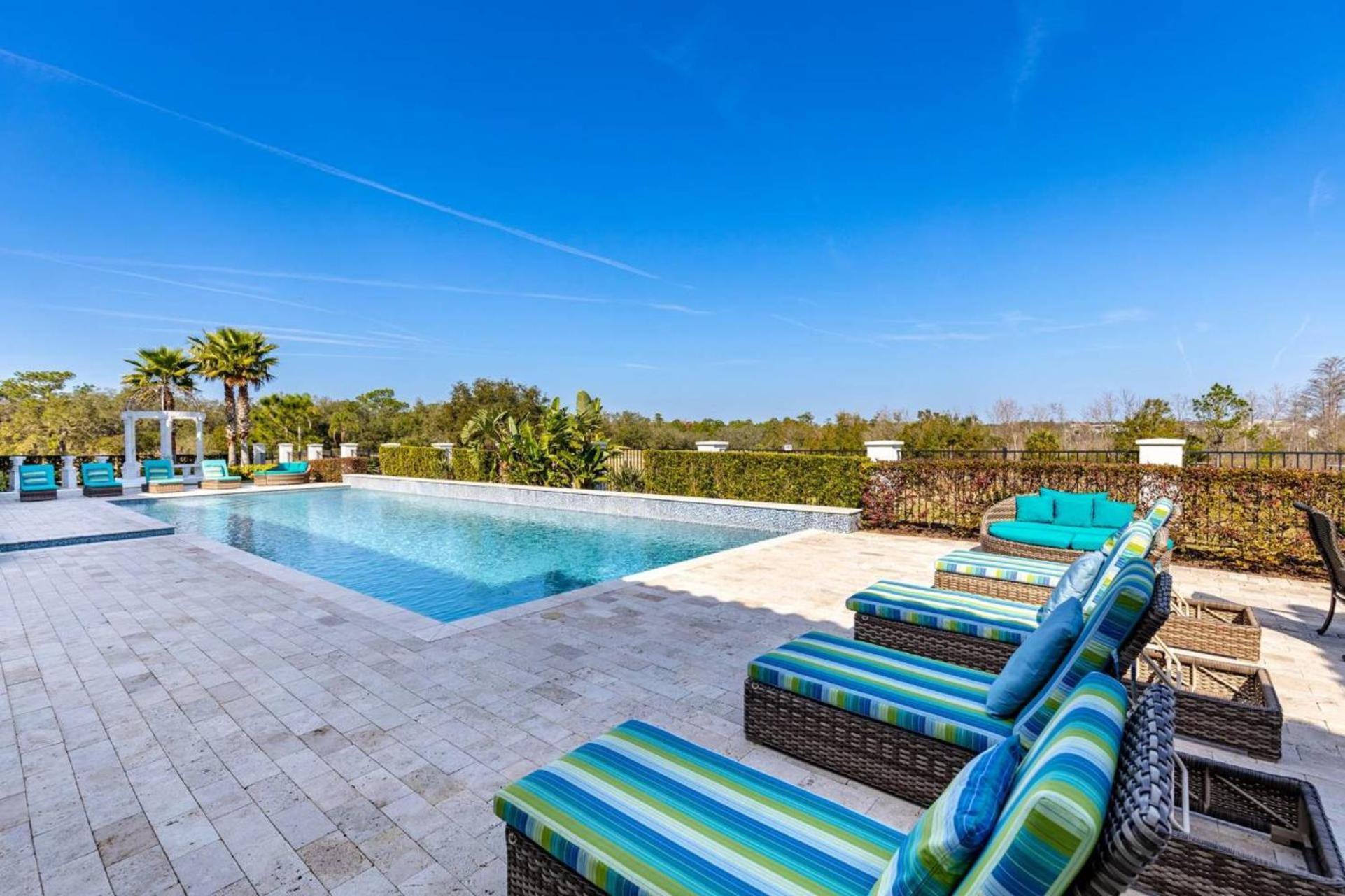 Beautiful 5 Star Mansion With Private Pool On The Prestigious Reunion Resort Orlando Mansion 6280 Kissimmee Luaran gambar