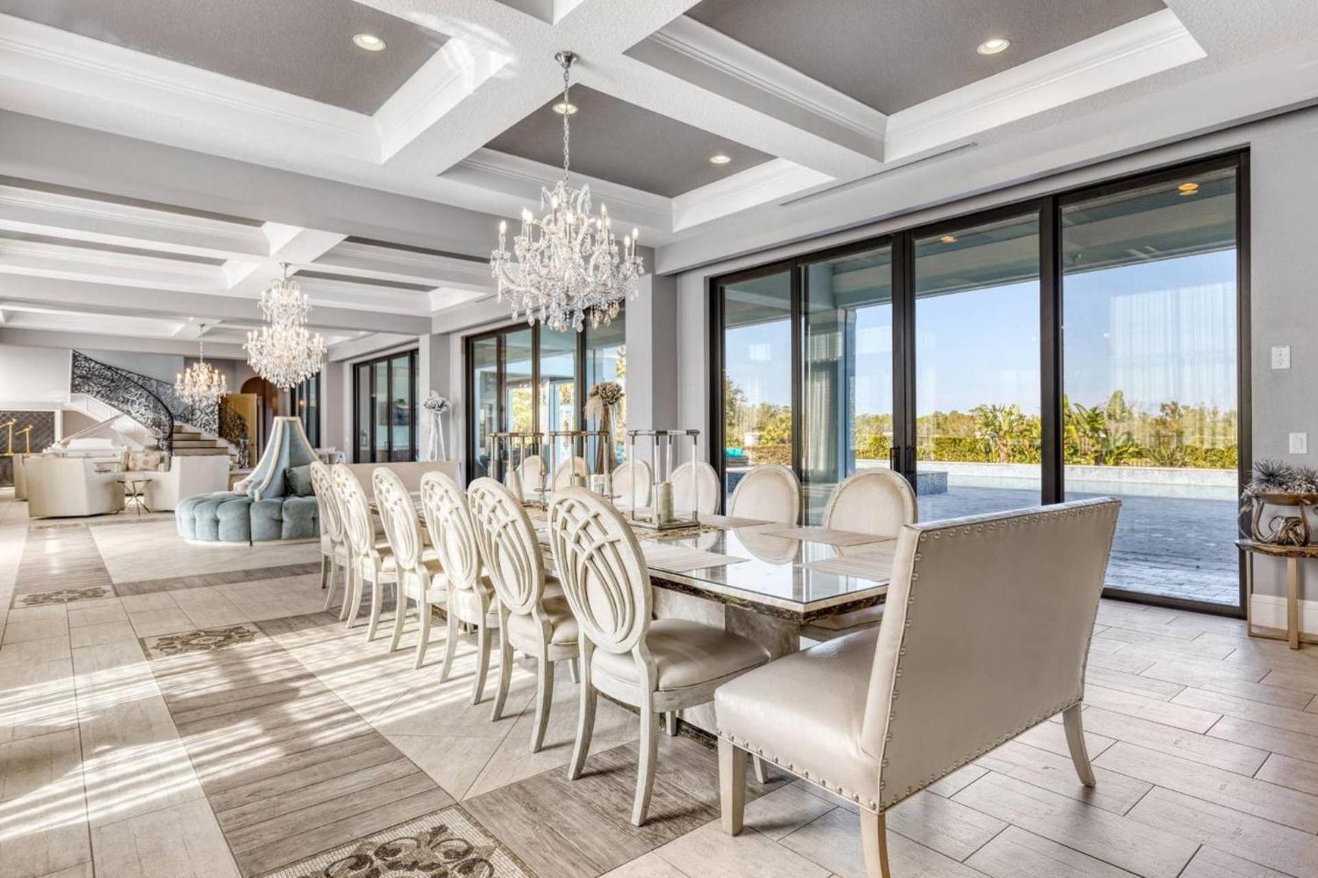 Beautiful 5 Star Mansion With Private Pool On The Prestigious Reunion Resort Orlando Mansion 6280 Kissimmee Luaran gambar