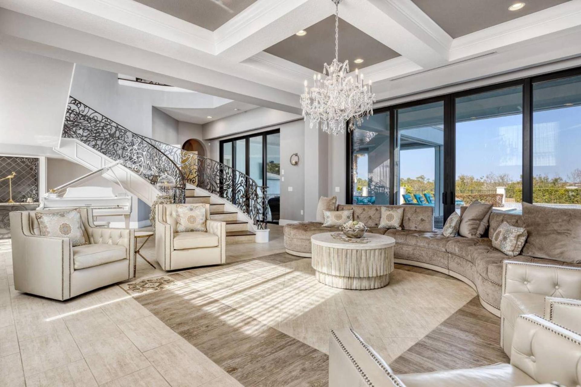 Beautiful 5 Star Mansion With Private Pool On The Prestigious Reunion Resort Orlando Mansion 6280 Kissimmee Luaran gambar