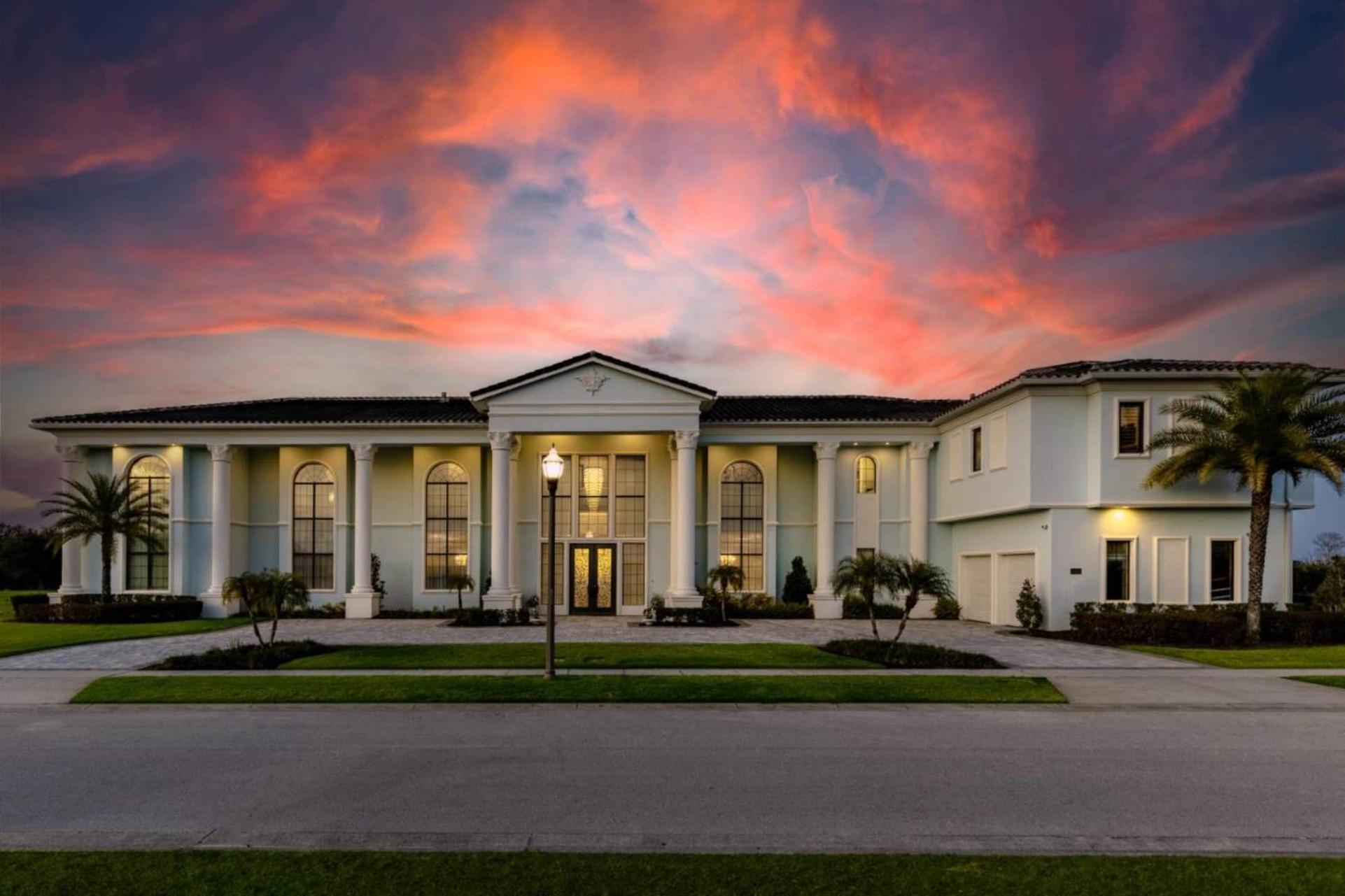 Beautiful 5 Star Mansion With Private Pool On The Prestigious Reunion Resort Orlando Mansion 6280 Kissimmee Luaran gambar